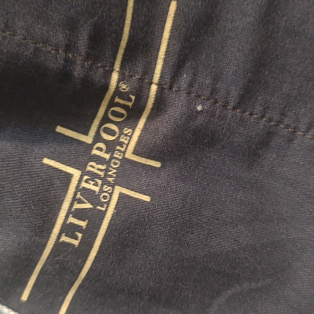 Nwot Liverpool Geometric Patterned Denim Jacket - image 5